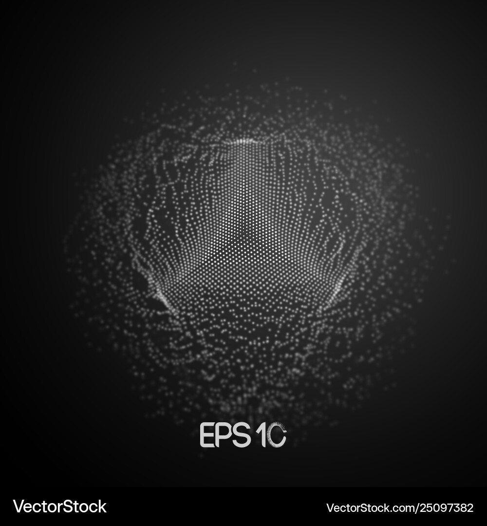 Big data visualization background 3d Big data visualization background 3d vector image