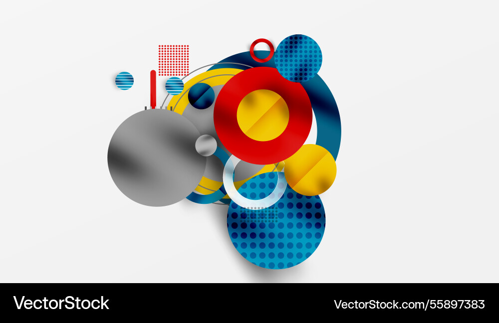 Abstract geometric background with overlapping Abstract geometric background with overlapping vector image
