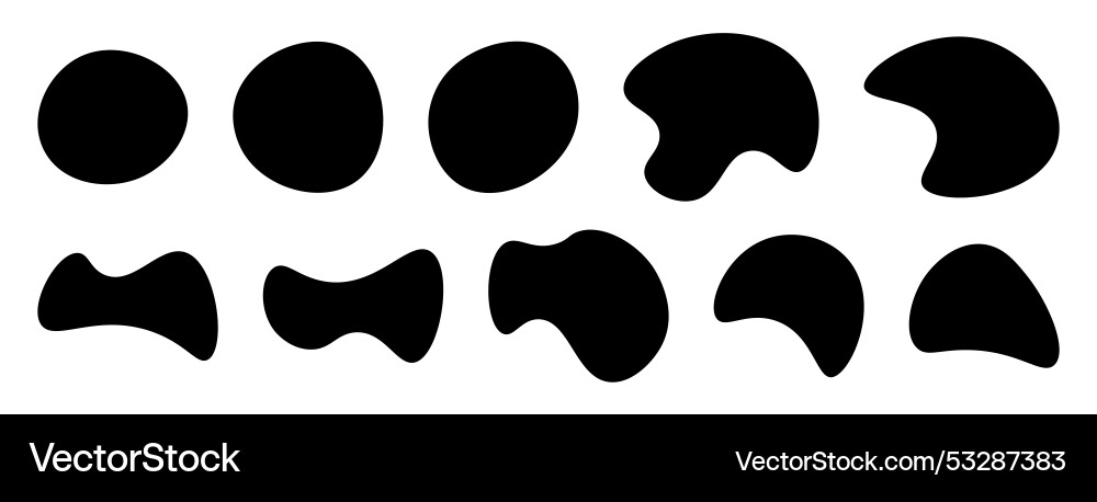 Blob collection Blob collection vector image