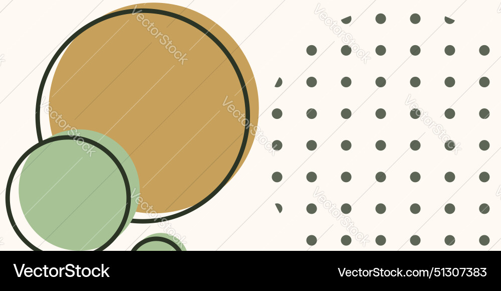 Seamless round pattern background with shapes vector image