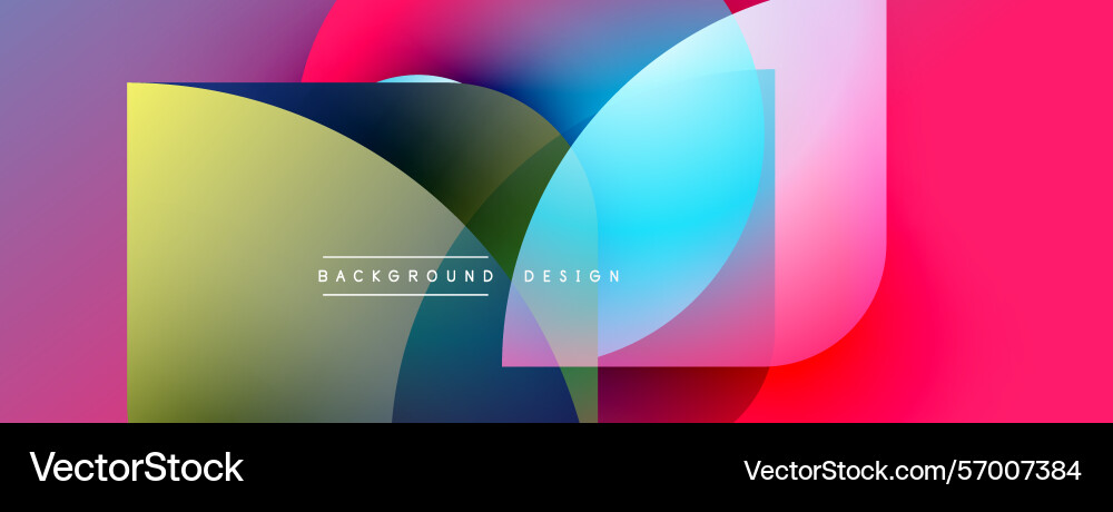 Abstract colorful overlapping shapes create Abstract colorful overlapping shapes create vector image