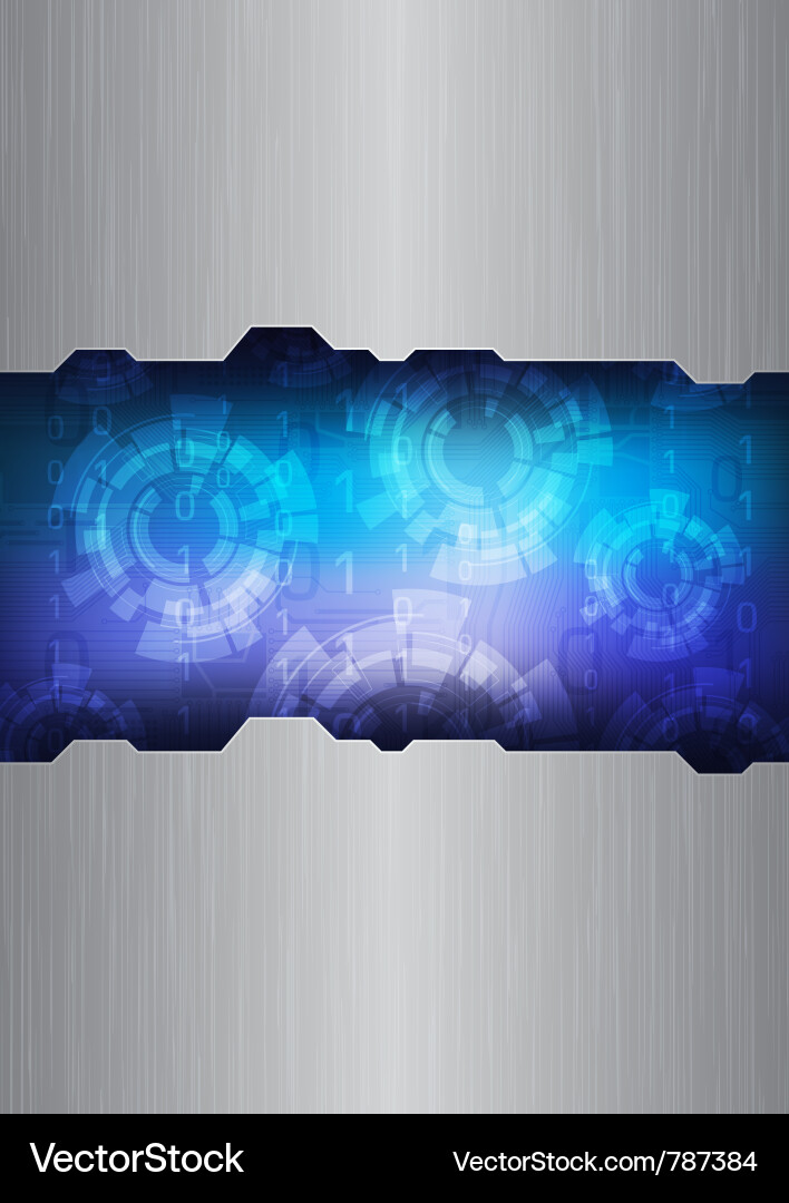 Digital Circuit Background vector image