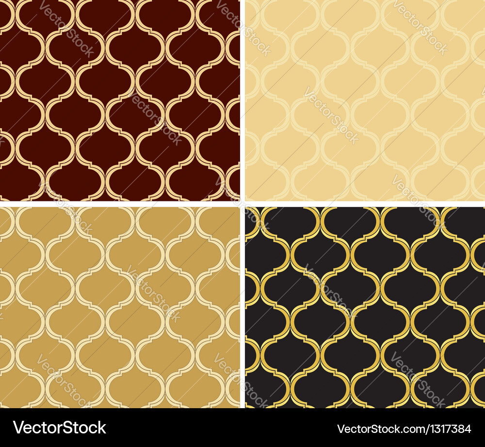 Light and dark patterns - geometric textures Vector Image