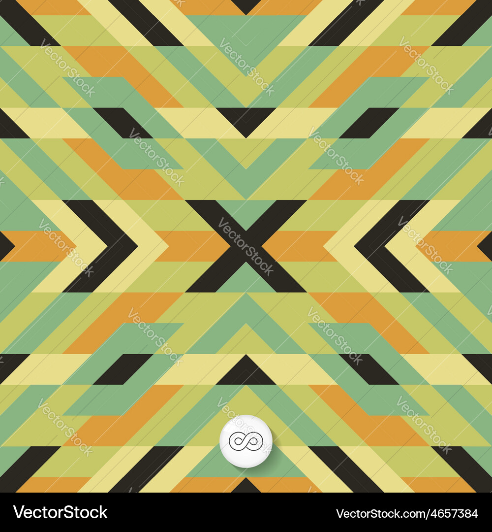 Seamless mosaic pattern geometric background Vector Image