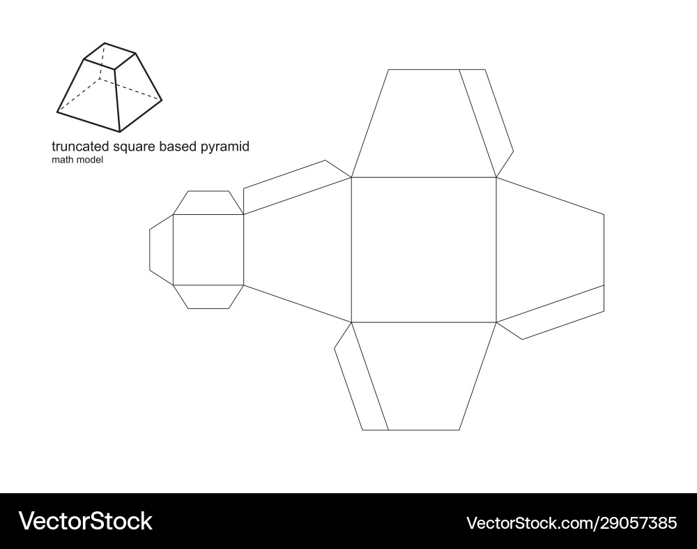 3d model maths shapes patterns print perfectly vector image