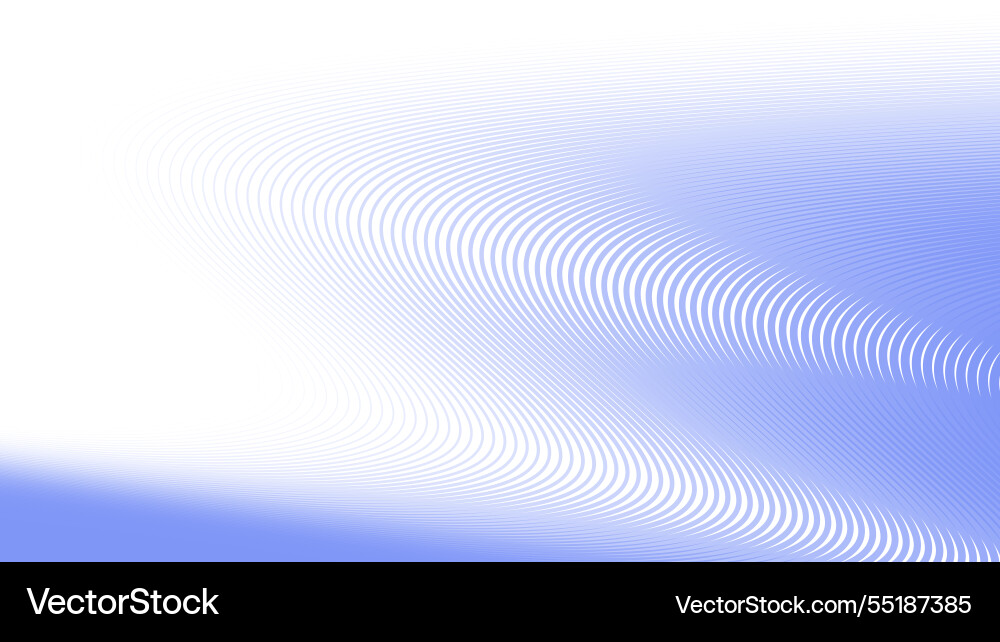 Bue wavy curve line abstract background Vector Image