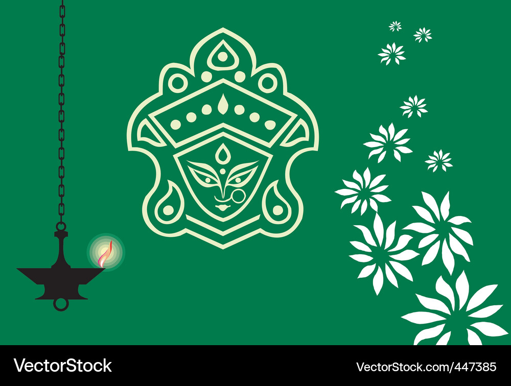 Goddess Lakshmi Celebration Vector Image