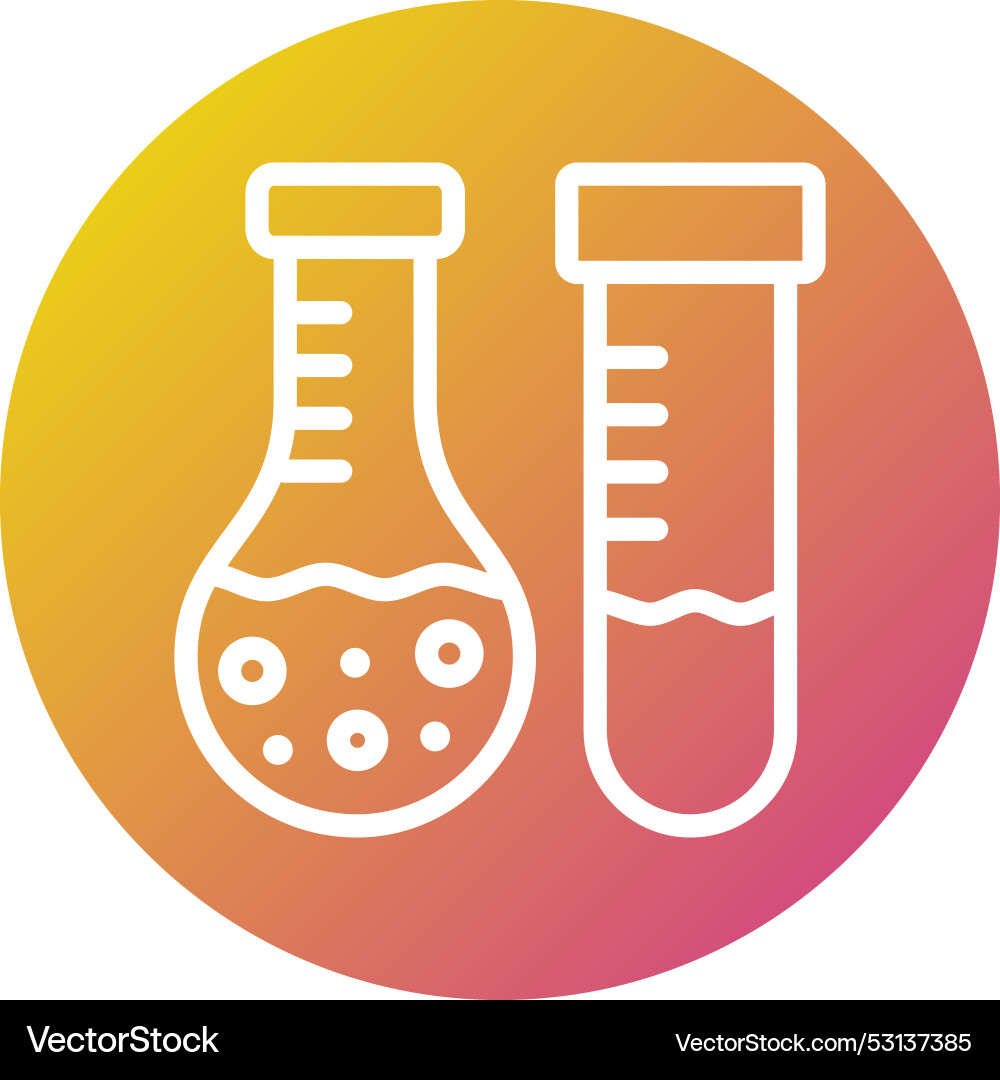 Lab test icon design Vector Image