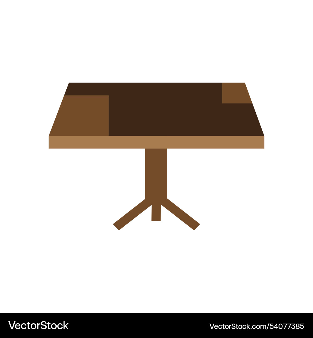 Table logo icon object background Vector Image