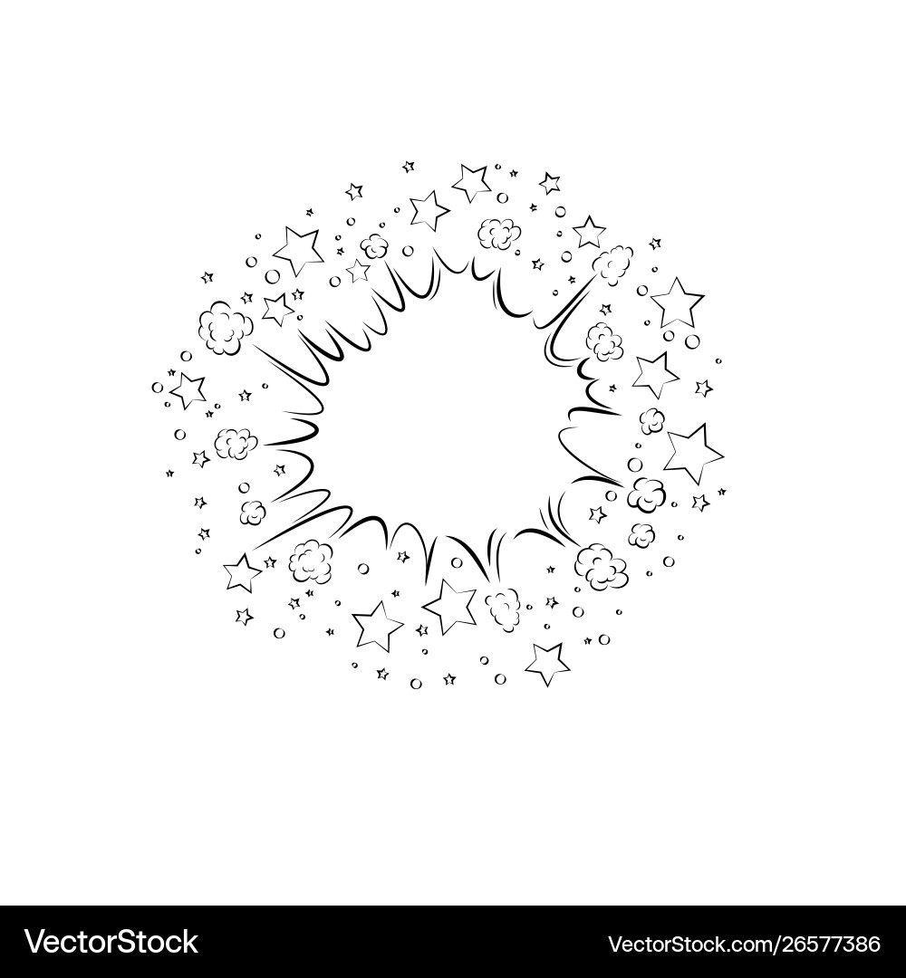 Abstract movement set path blow Abstract movement set path blow Vector Image