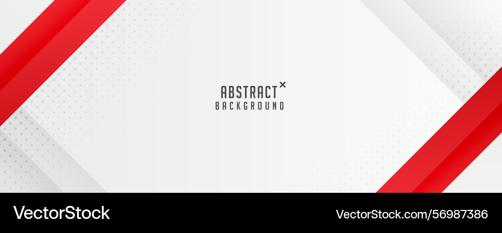 Clean white abstract background with red diagonal Clean white abstract background with red diagonal vector image
