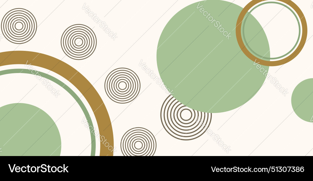 Seamless round pattern background with shapes vector image
