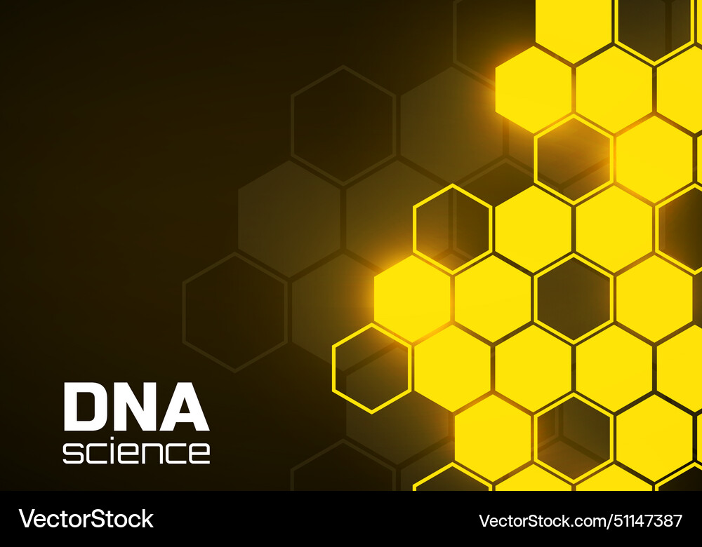 Abstract background of hexagonal cells molecular Abstract background of hexagonal cells molecular vector image