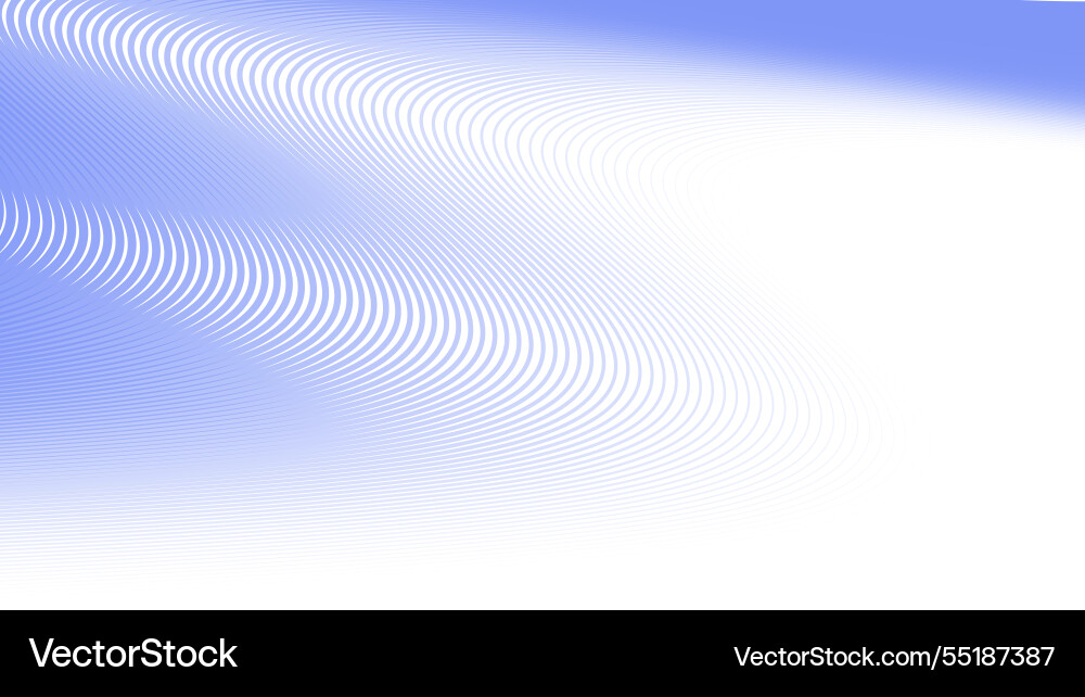 Bue wavy curve line abstract background Vector Image