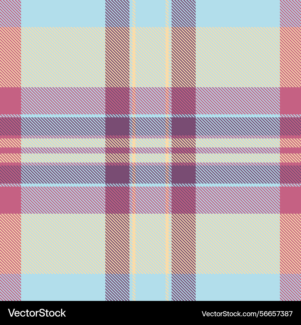 Pastel plaid pattern soft subtle colors create Vector Image
