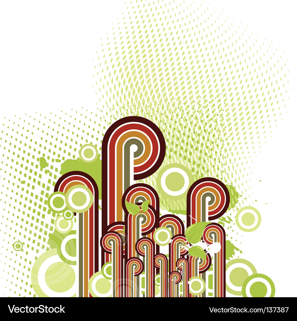 Retro abstrakte Muster Hintergrund Vektorbild