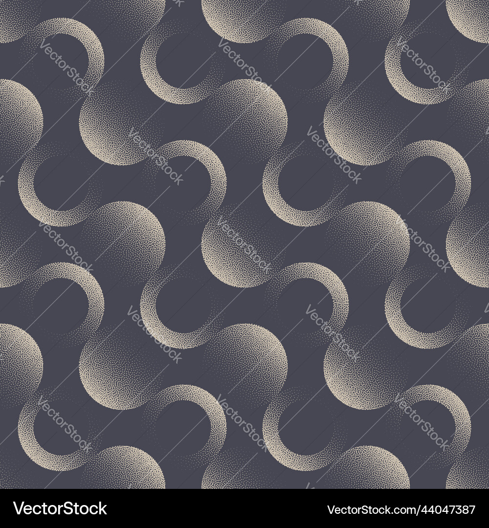 Retro Circles Pattern vector image