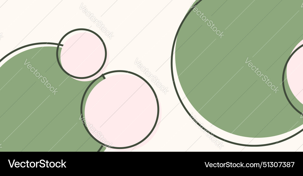 Seamless round pattern background with shapes vector image