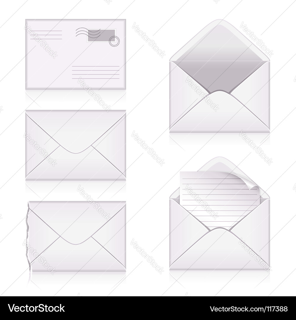 Envelopes Vector Image