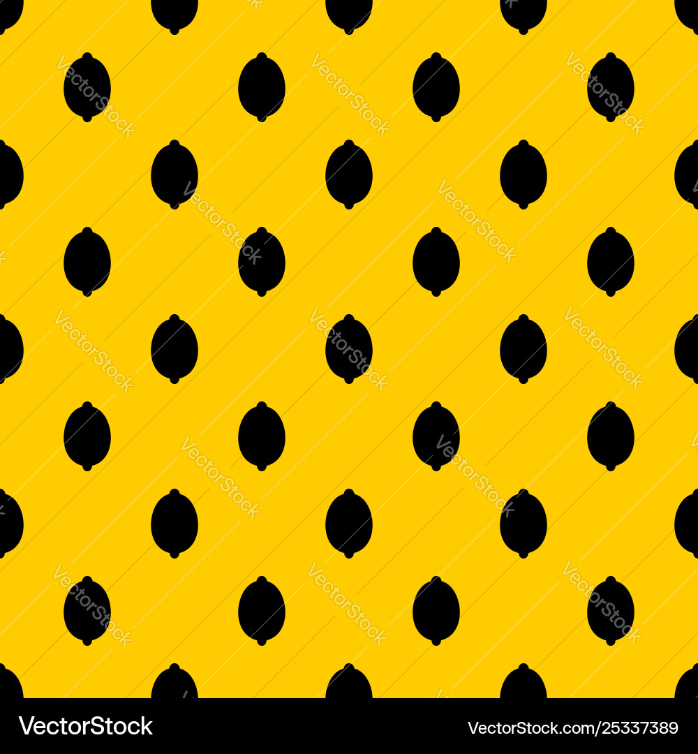 Lemon pattern Vector Image
