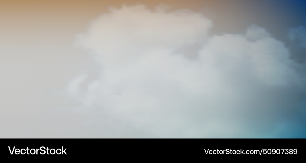 Modern colorful gradient background with clouds Modern colorful gradient background with clouds vector image
