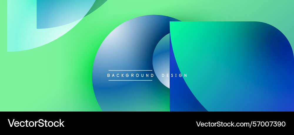 Abstract shapes overlap creating vibrant Abstract shapes overlap creating vibrant vector image