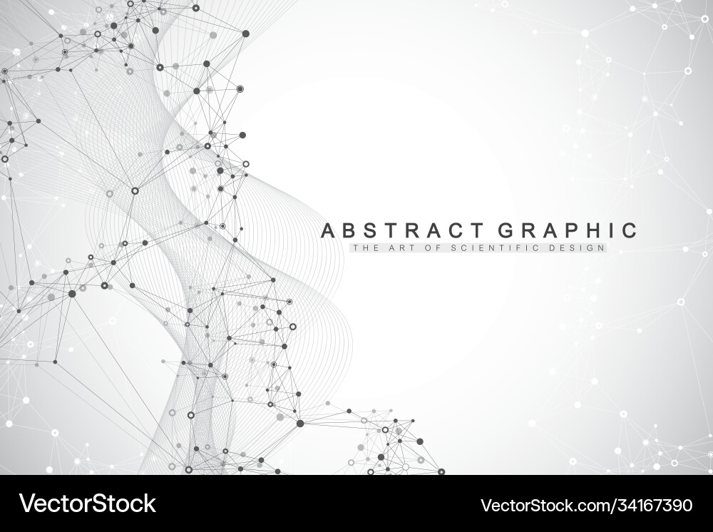 Geometric abstract background with connected lines Geometric abstract background with connected lines vector image