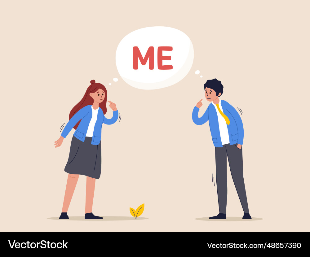 Greed oder verdorben Konzept selbstsüchtig und Ego machen Greed oder verdorben Konzept selbstsüchtig und Ego machen vektorbild