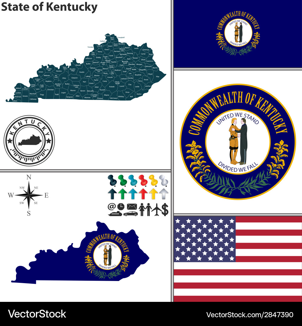 Kentucky State Seal Vector Images (over 190)