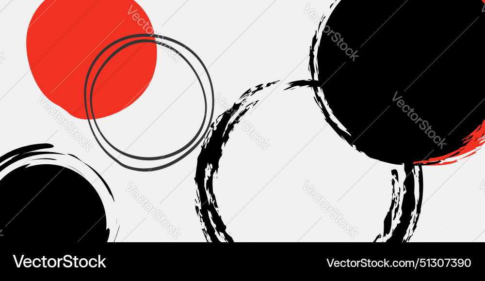 Seamless round pattern background with shapes vector image