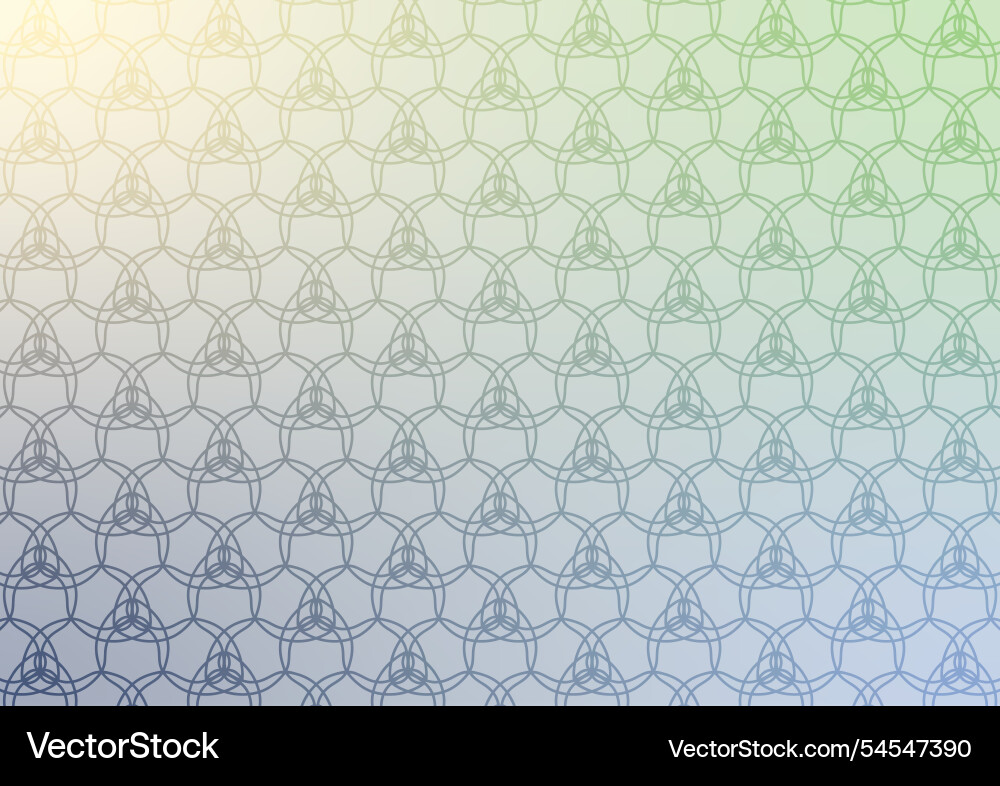 Soft circle line blue net pattern background Vector Image