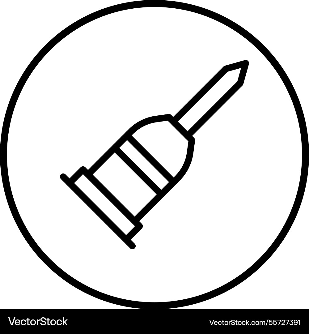 Chisel icon design Vector Image
