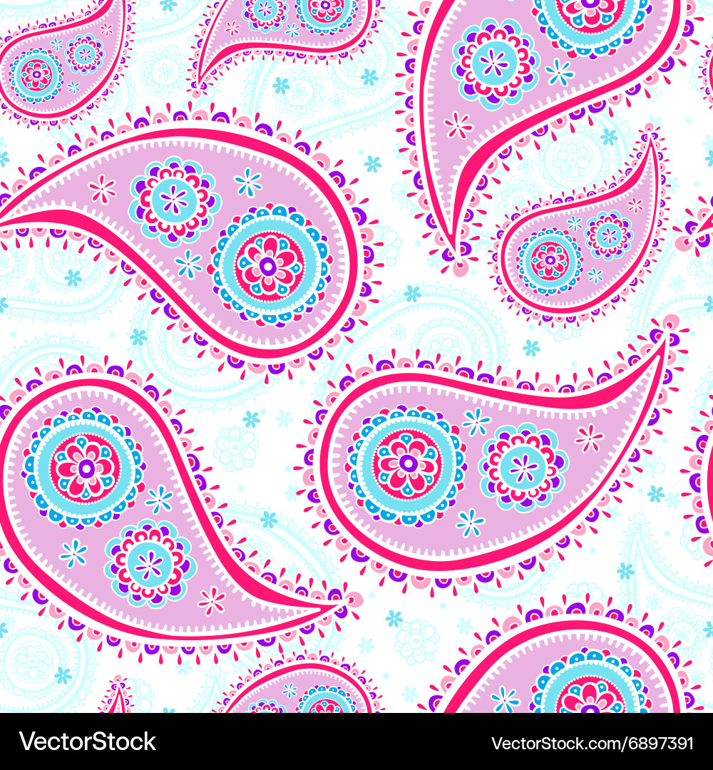 Paisley Pattern Swirls Vector Image