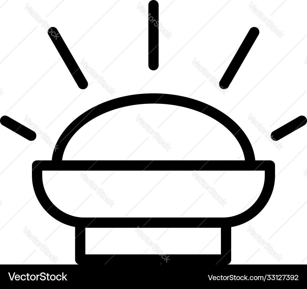 Signal button icon outline style Signal button icon outline style Vector Image