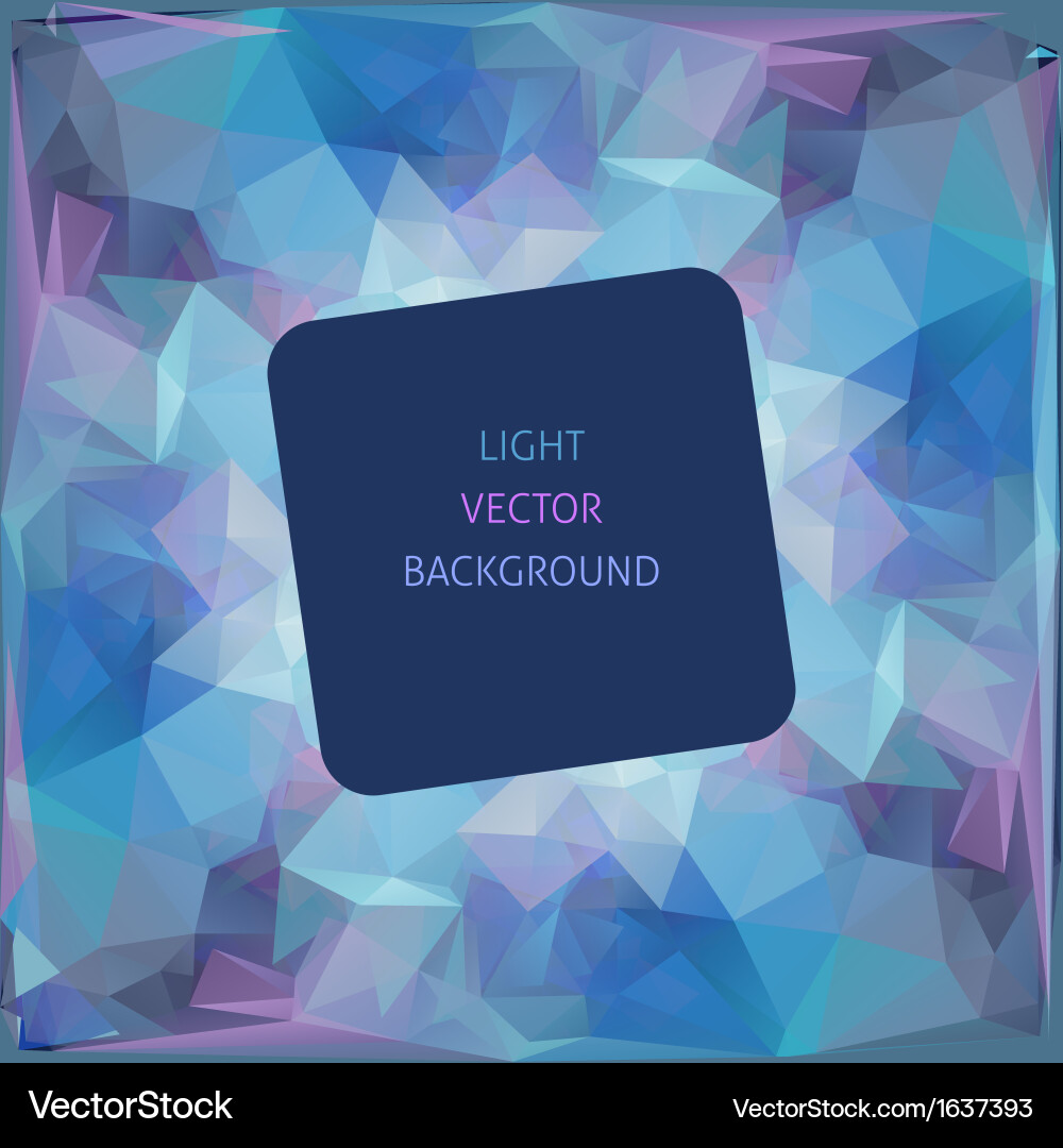 Abstract geometric triangular background Vector Image