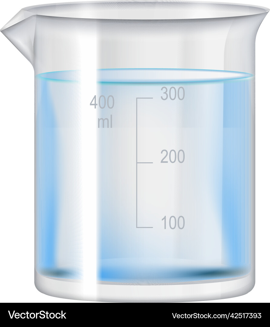 Lab measure can composition vector image