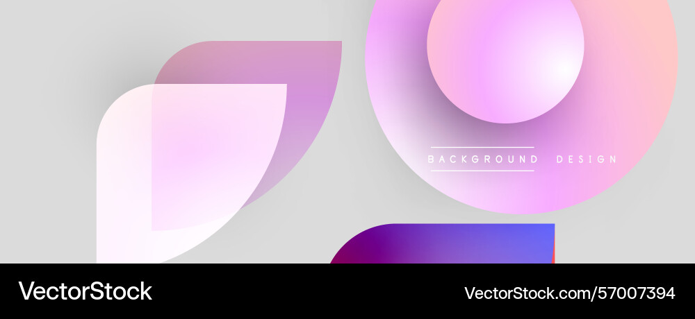 Abstract shapes overlap creating gradient color Abstract shapes overlap creating gradient color vector image