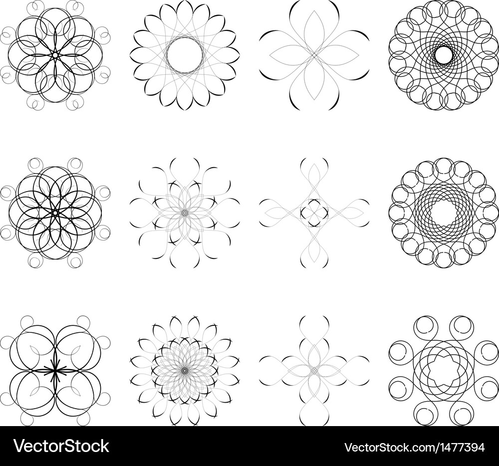 Design element set Vector Image