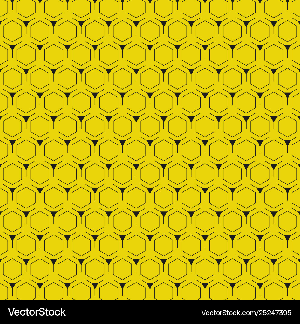 Abstract yellow background with hexagon pattern Abstract yellow background with hexagon pattern vector image