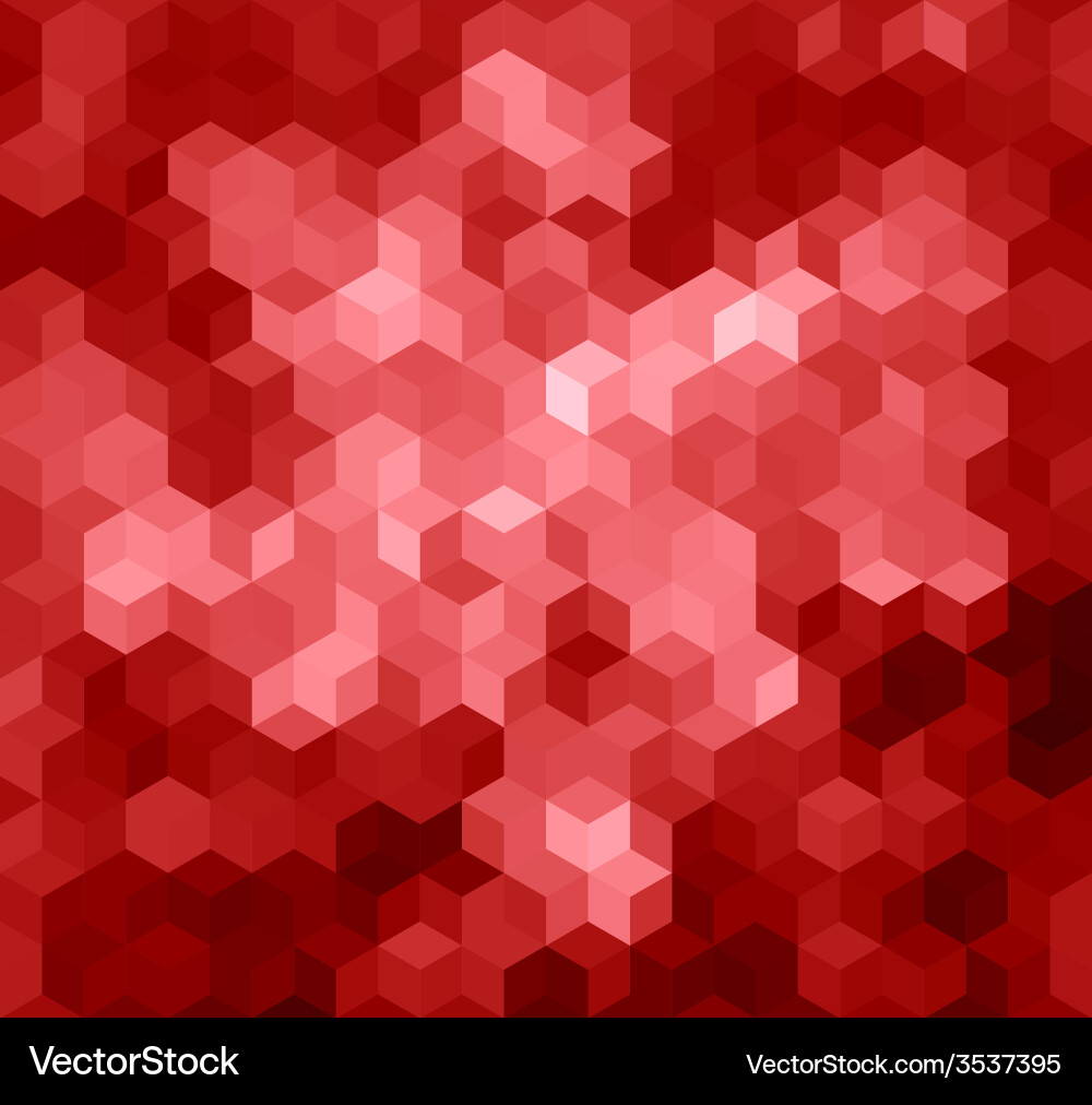 Red triangle abstract background vector image