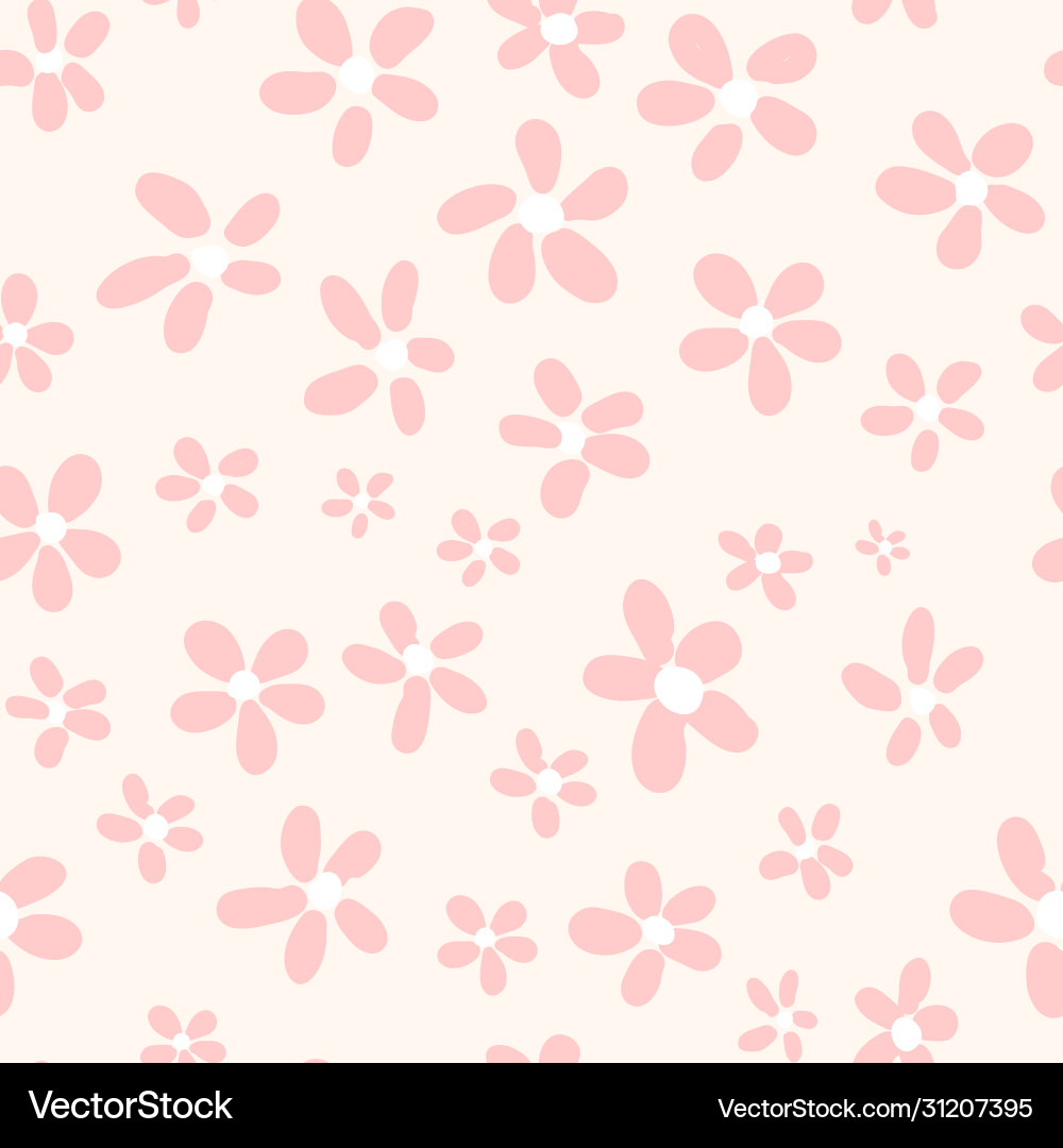 Seamless pattern vintage flowers Seamless pattern vintage flowers vector image