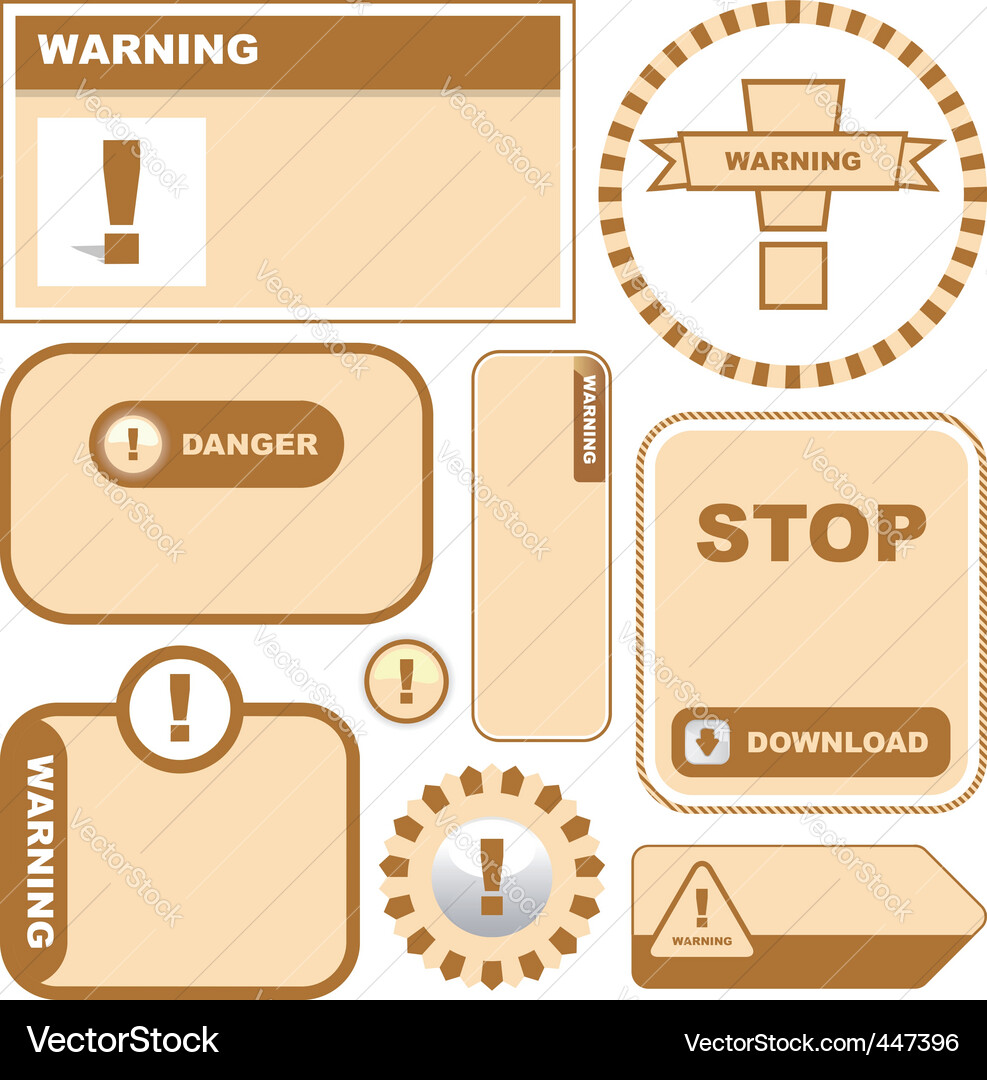 Warning Vector Image