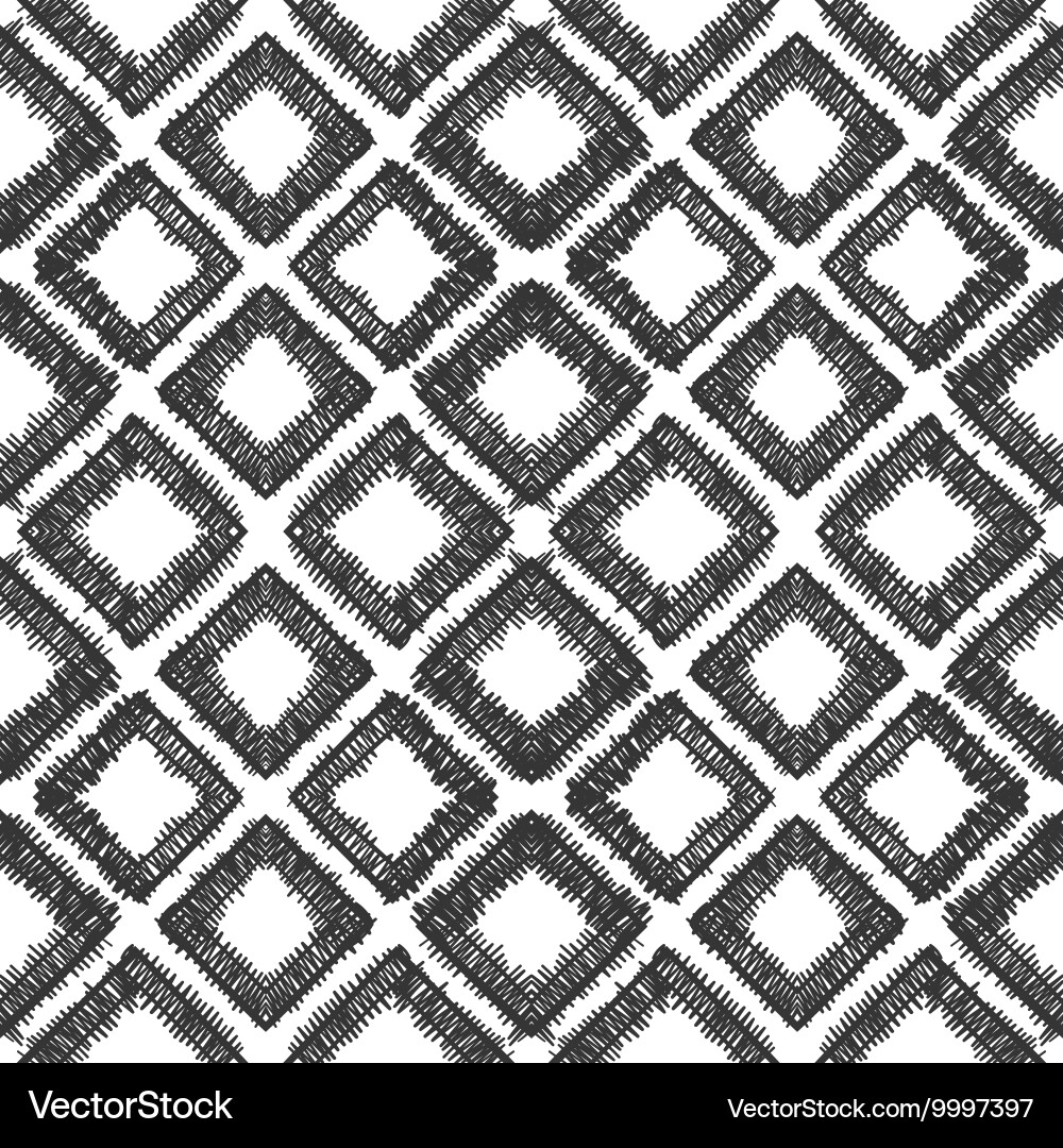 Abstract seamless hand drawn pattern Royalty Free Vector