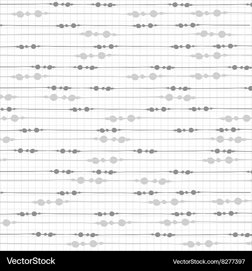 Cute seamless pattern with abstract element vector image