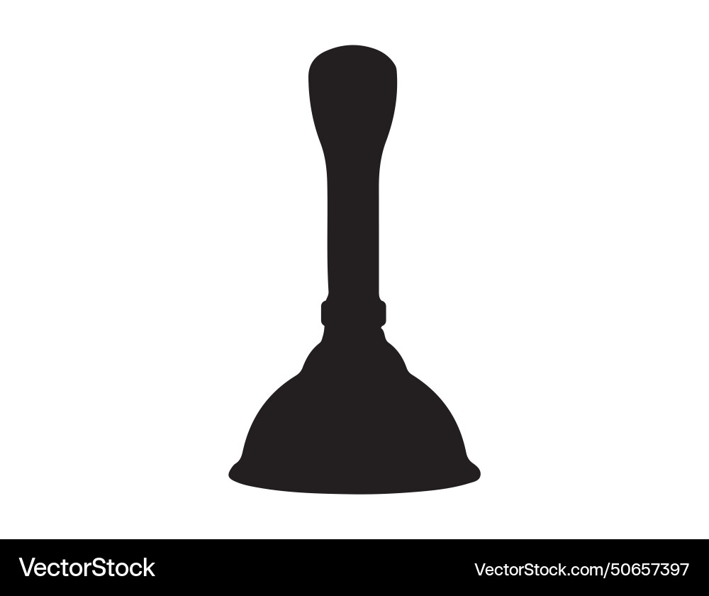 Drain Kolben Silhouette Kunst Drain Kolben Silhouette Kunst vektorbild