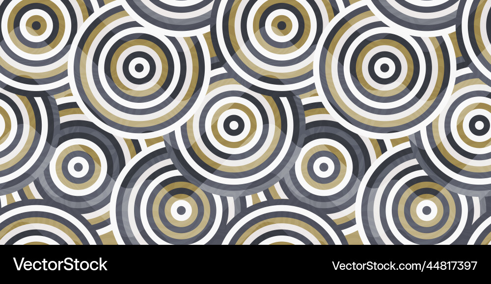 Retro Circle Pattern Vector Image