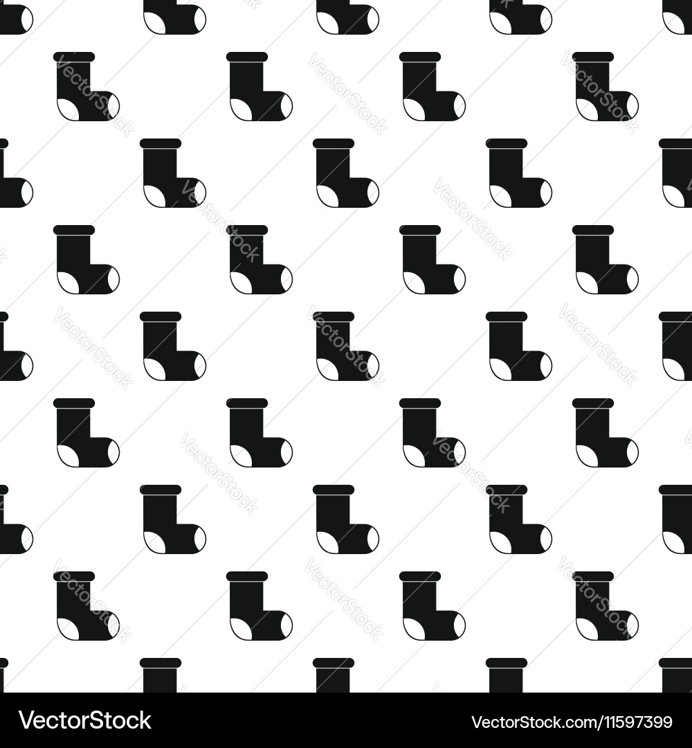 Felt boot pattern simple style Vector Image