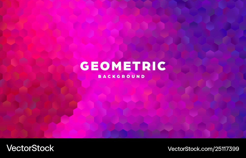 Hexagonal polygonal abstract background colorful Hexagonal polygonal abstract background colorful vector image