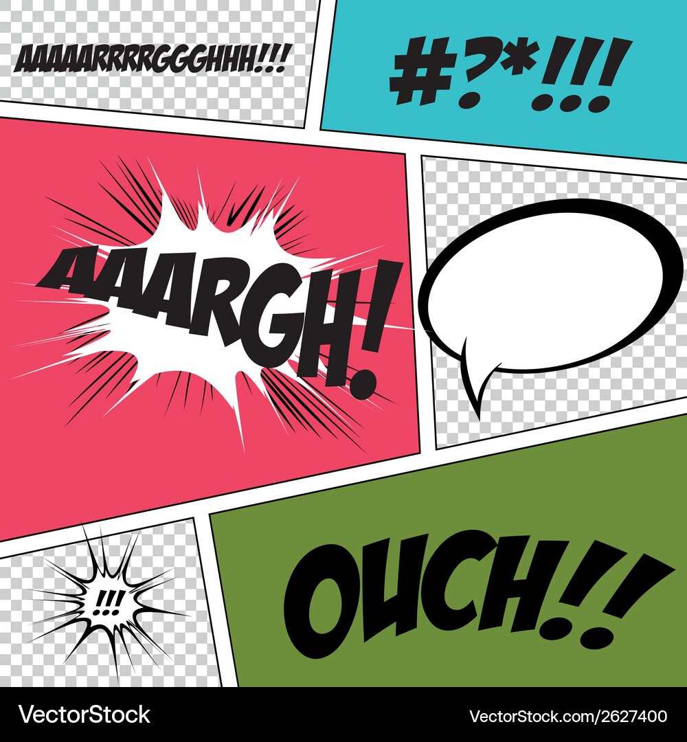 Abstract pop art objects on a special background Vector Image