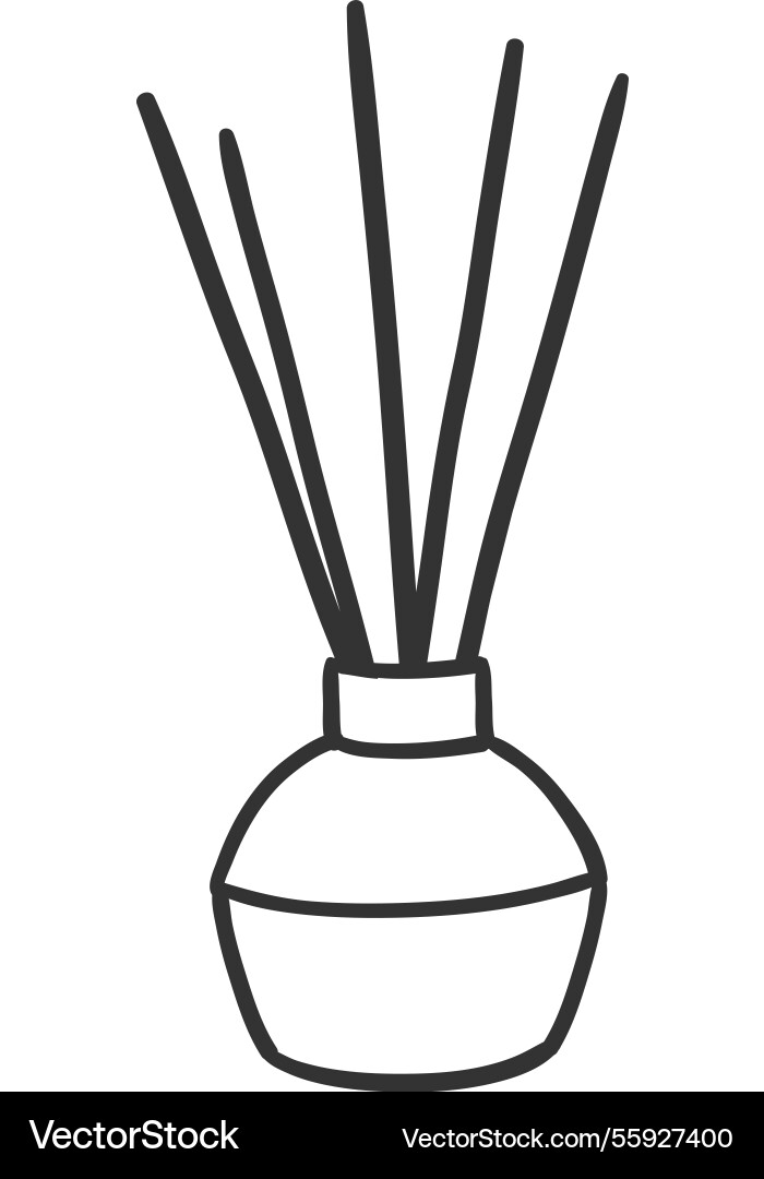 Aromatherapy diffuser aroma sticks Royalty Free Vector Image